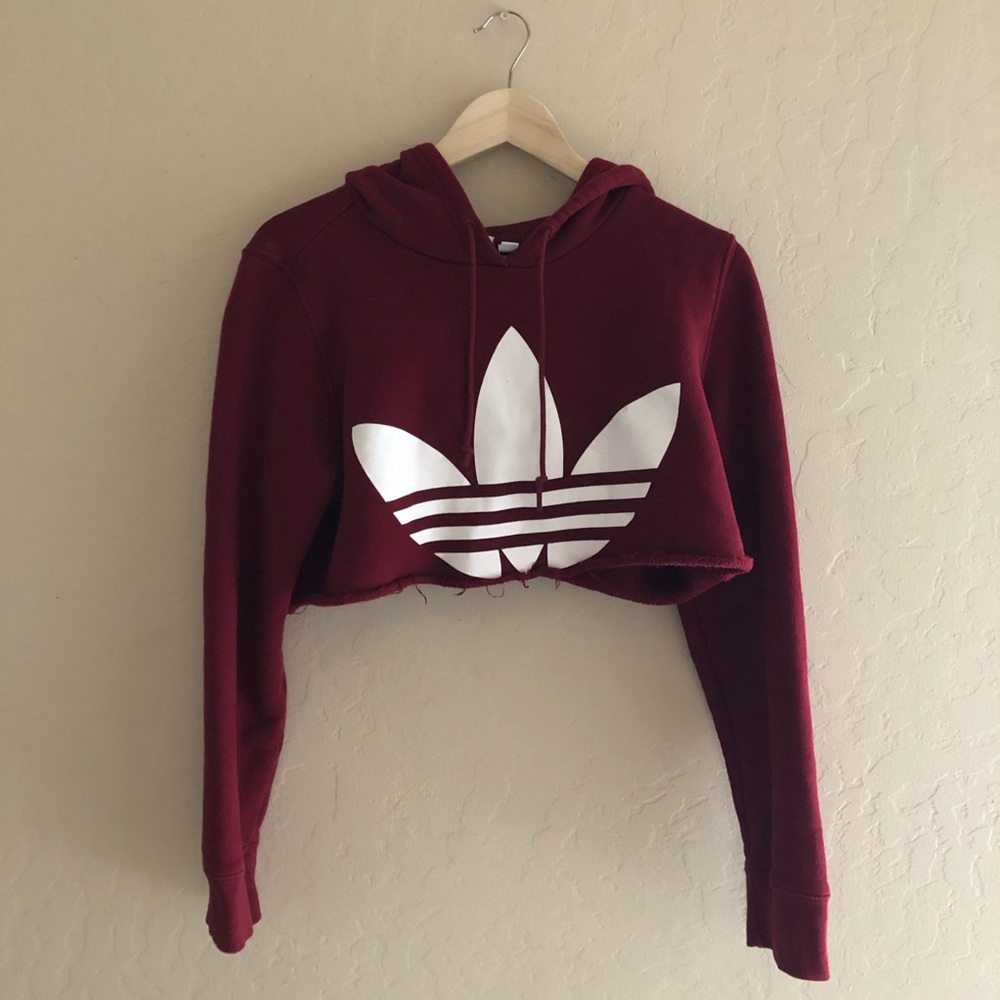 🖤CROPPED ADIDAS HOODIE
